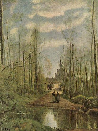 Jean-Baptiste Camille Corot Kirche von Marissel oil painting image
